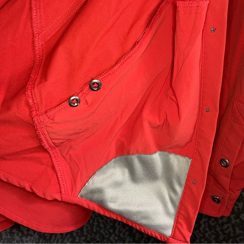 Duluth Rain jacket coral orange Medium perfect condition - Picture 6 of 10